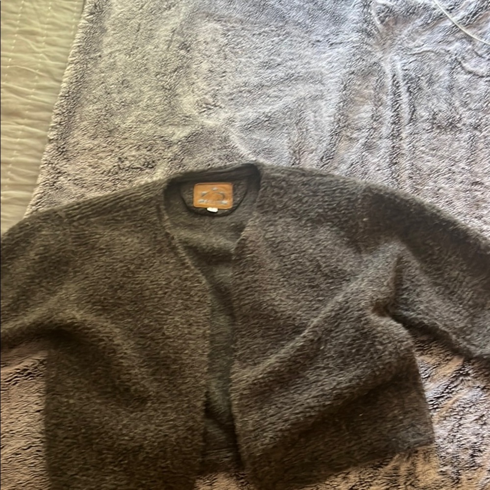 Cozy Gray Fuzzy jacket